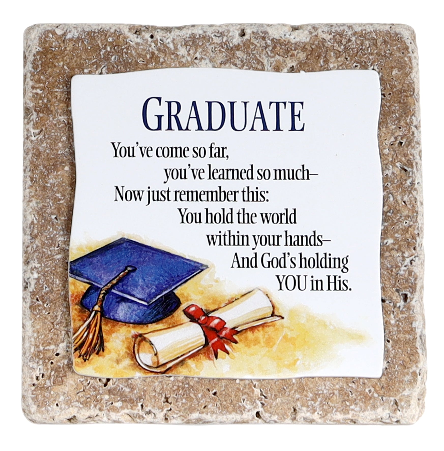 Sentiment Tile: Graduate (Ceramic)