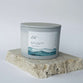 Soy Blend Candle (48 hours burn time, 330g): Jars of Faith, Rest, Psalm 46:10a, Teal, Fragrance English Pear & Freesia