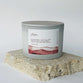 Soy Blend Candle (48 hours burn time, 330g): Jars of Faith, Hope, John 16:33b, Orange, Fragrance Lychee Peony