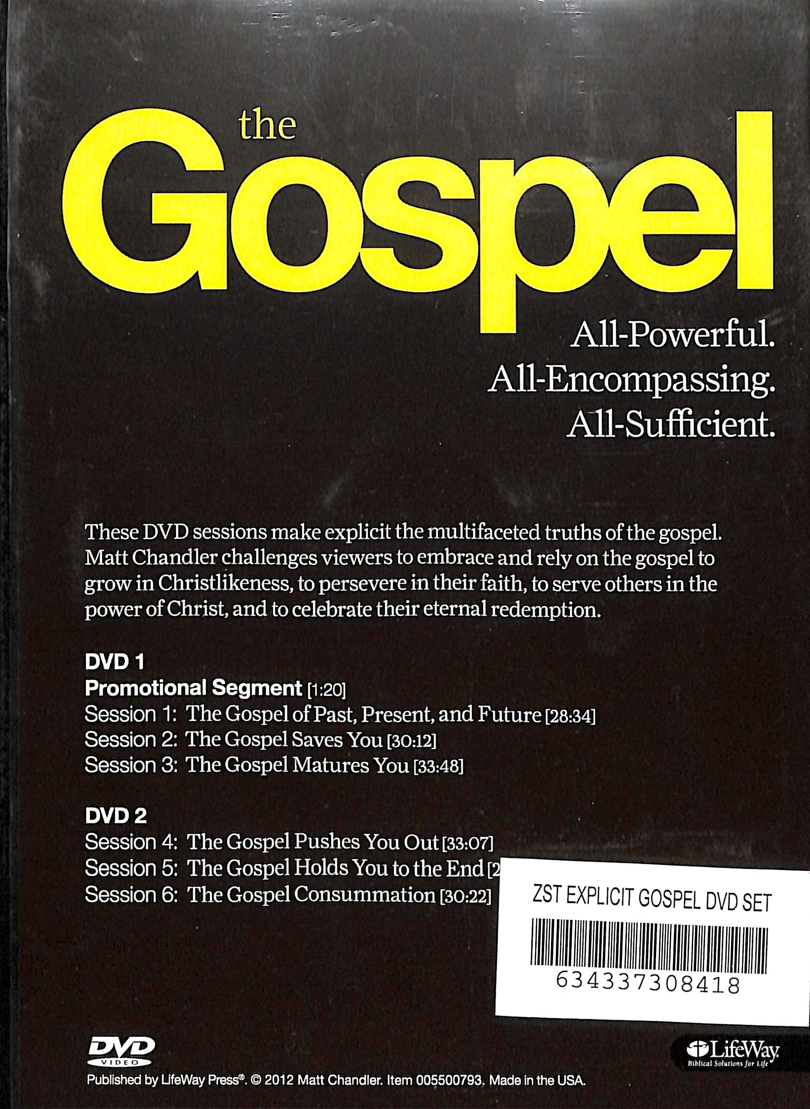 Explicit Gospel, the (2 Dvds, 185 Minutes) (Dvd Set Only)