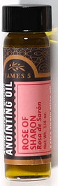 Anointing Oil: Rose of Sharon (Glass Vial , Net Wt. 1/4 oz.)