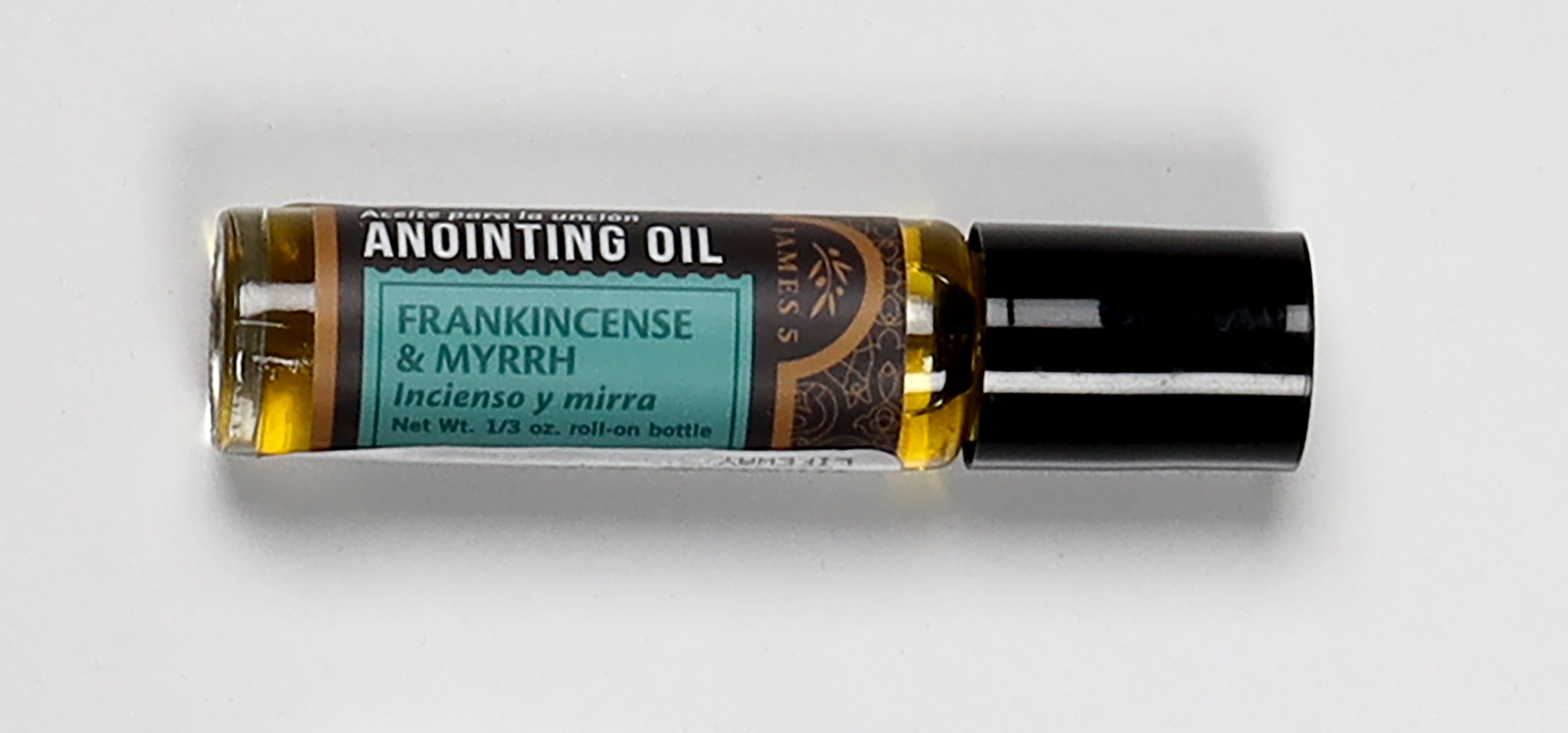 Anointing Oil: Frankincense and Myrrh (Roll-On Applicator, Net Wt. 1/3 oz.)
