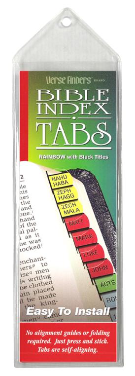 Bible Tabs Verse Finders Rainbow (Horizontal)