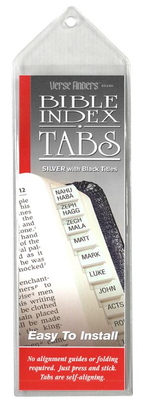 Bible Tabs Verse Finders Silver (Horizontal)