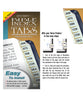 Bible Tabs Verse Finders Extra Large Print Gold (Horizontal)