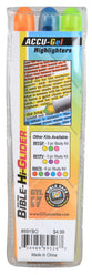 Accu-Gel Bible Hi Glider 3 Piece Study Kit: Yellow Blue & Orange