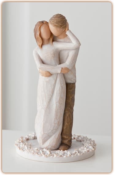 Willow Tree Cake Topper: Together (Wedding)