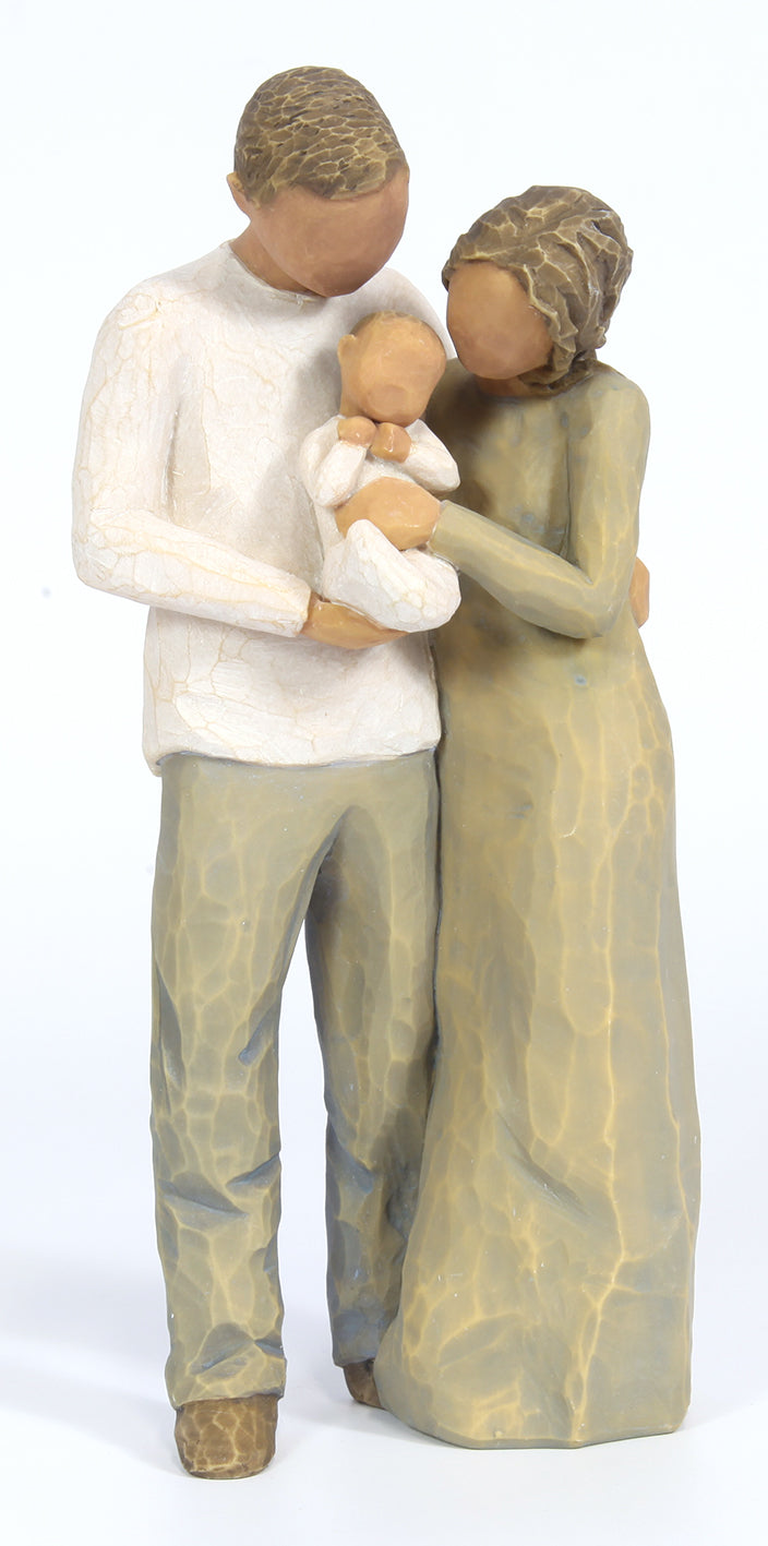 Willow Tree Figurine: We Are Three (Darker skin tone and hair colour)