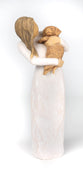 Willow Tree Figurine: Adorable You, Golden Dog, a Joyful Friendship