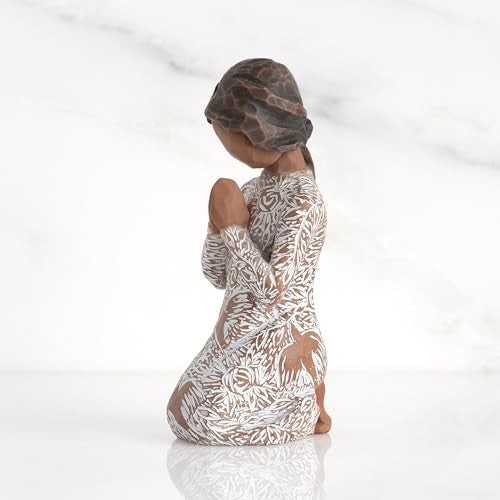 Willow Tree Darker Skin and Hair Figurine: Prayer of Peace