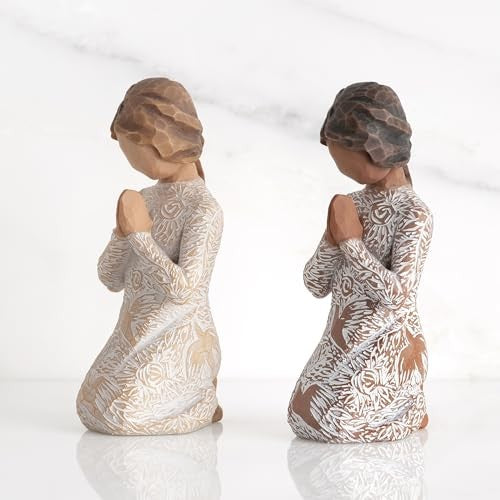 Willow Tree Darker Skin and Hair Figurine: Prayer of Peace