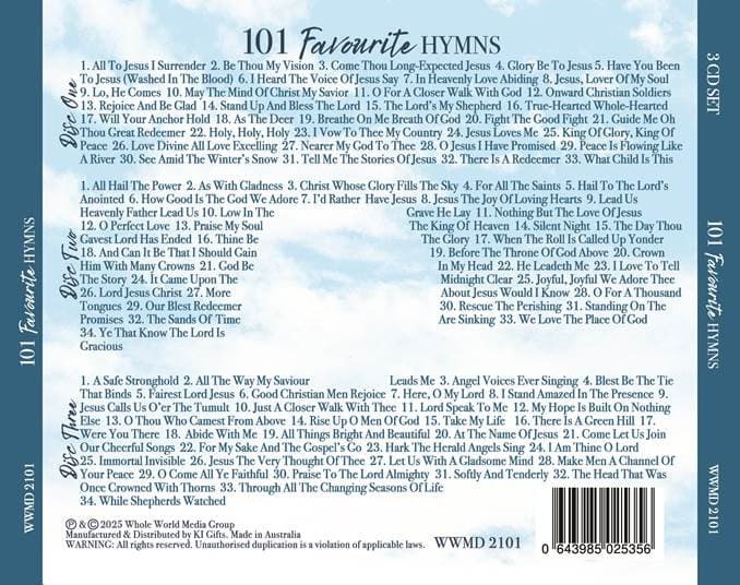 101 Favourite Hymns (3 CDs)
