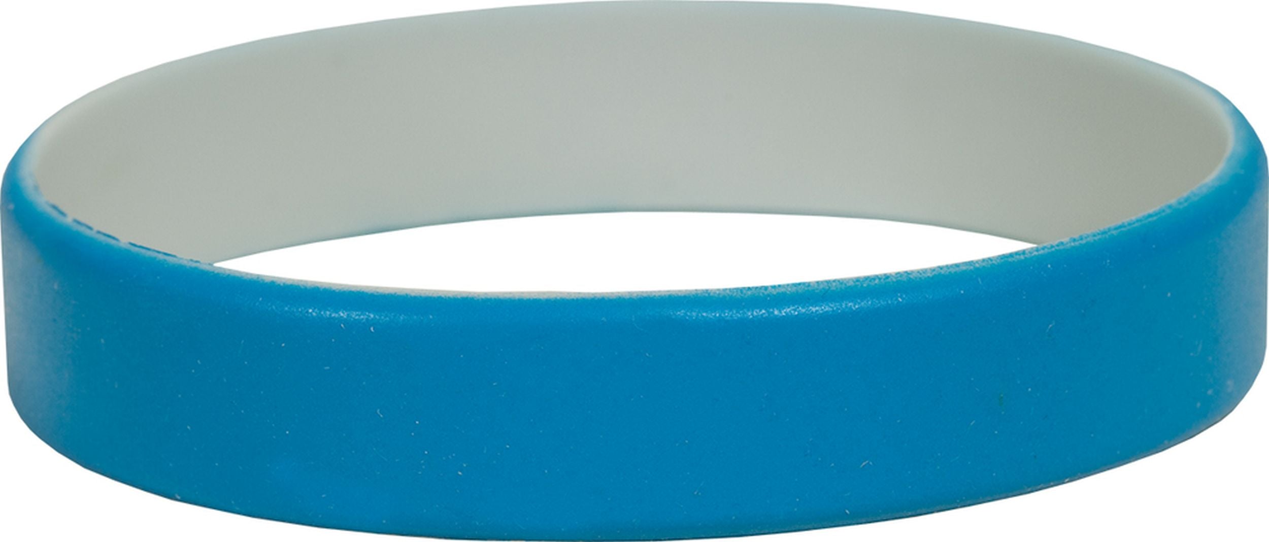 Wristband: Blue and Grey Silicone