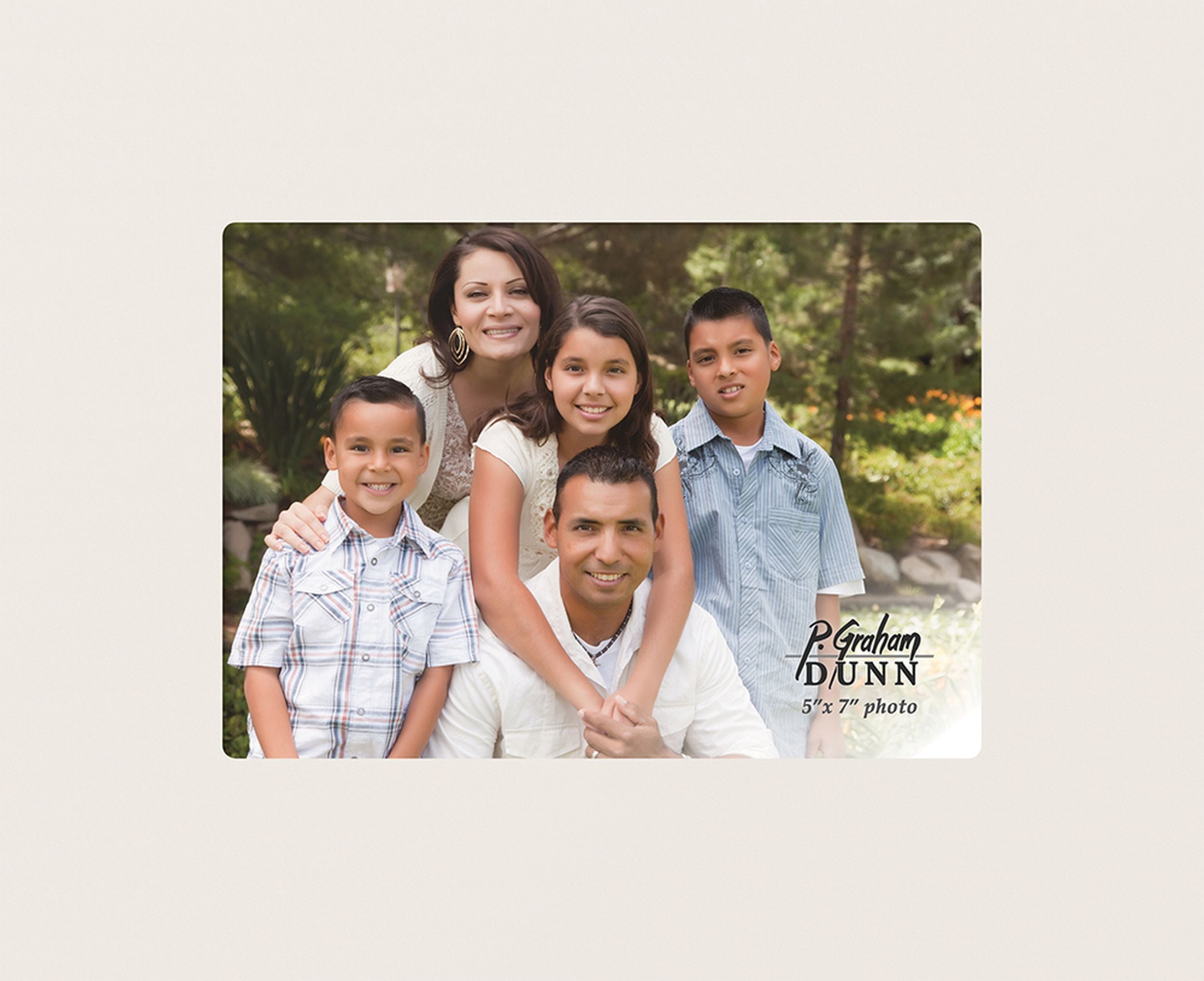 Photo Frame: White (Holds One 5x7 Photo) (Mdf)