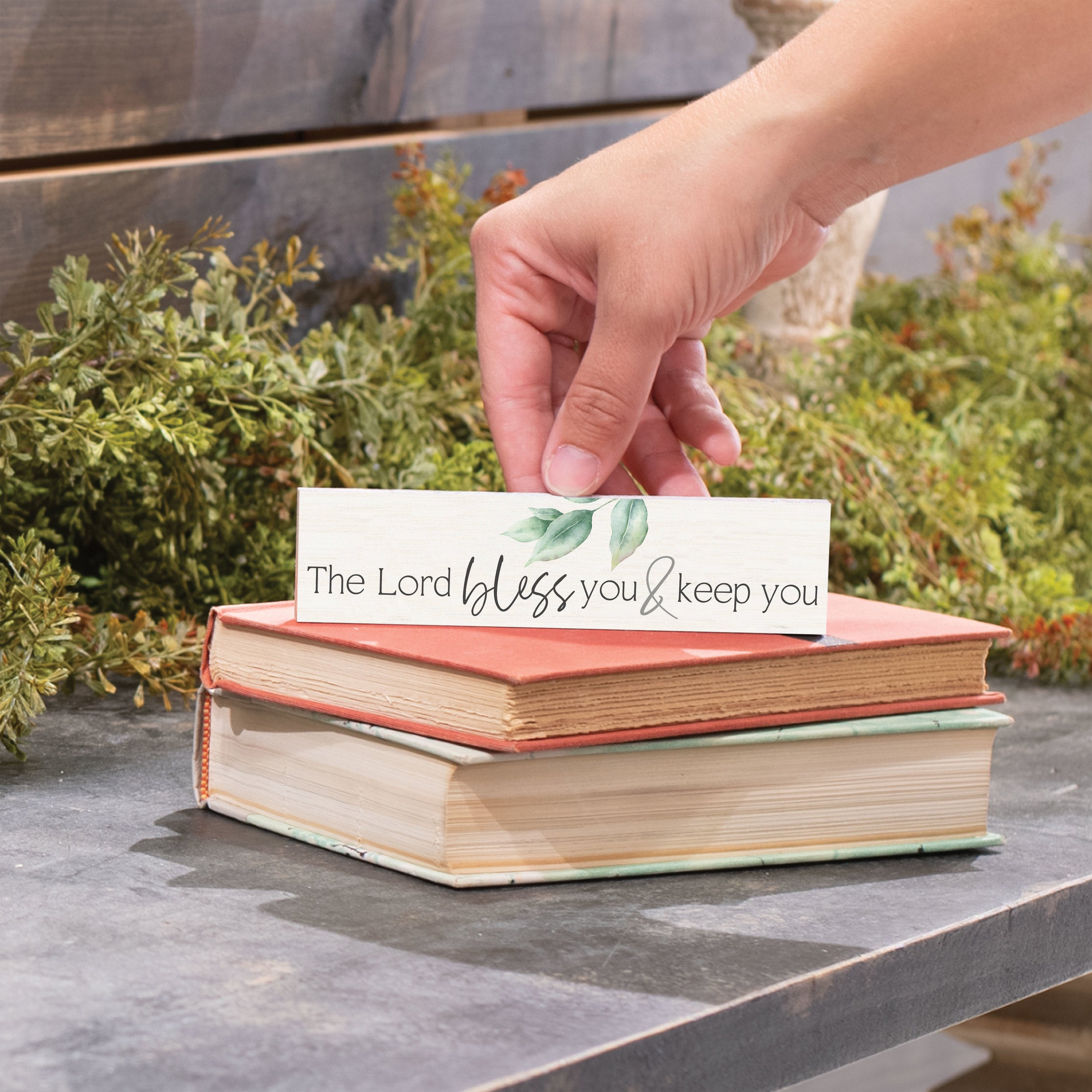 Tabletop Decor : The Lord Bless You & Keep You (Pine) (Vintage Praise Series)