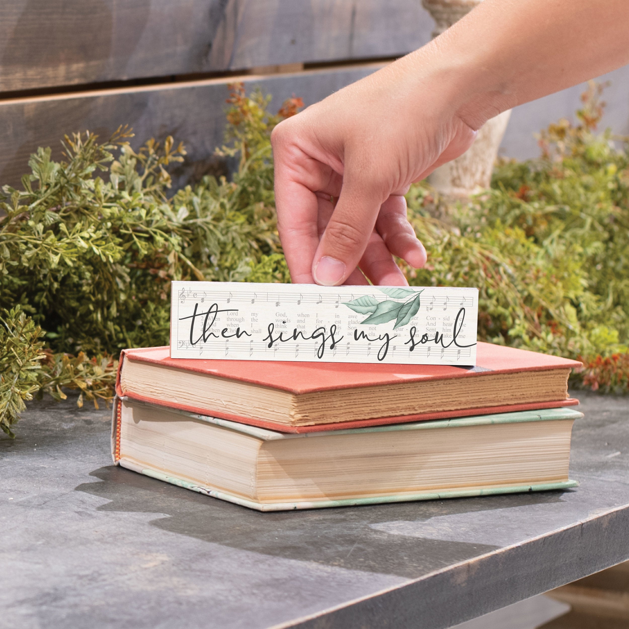 Tabletop Decor : Then Sings My Soul (Pine) (Vintage Praise Series)