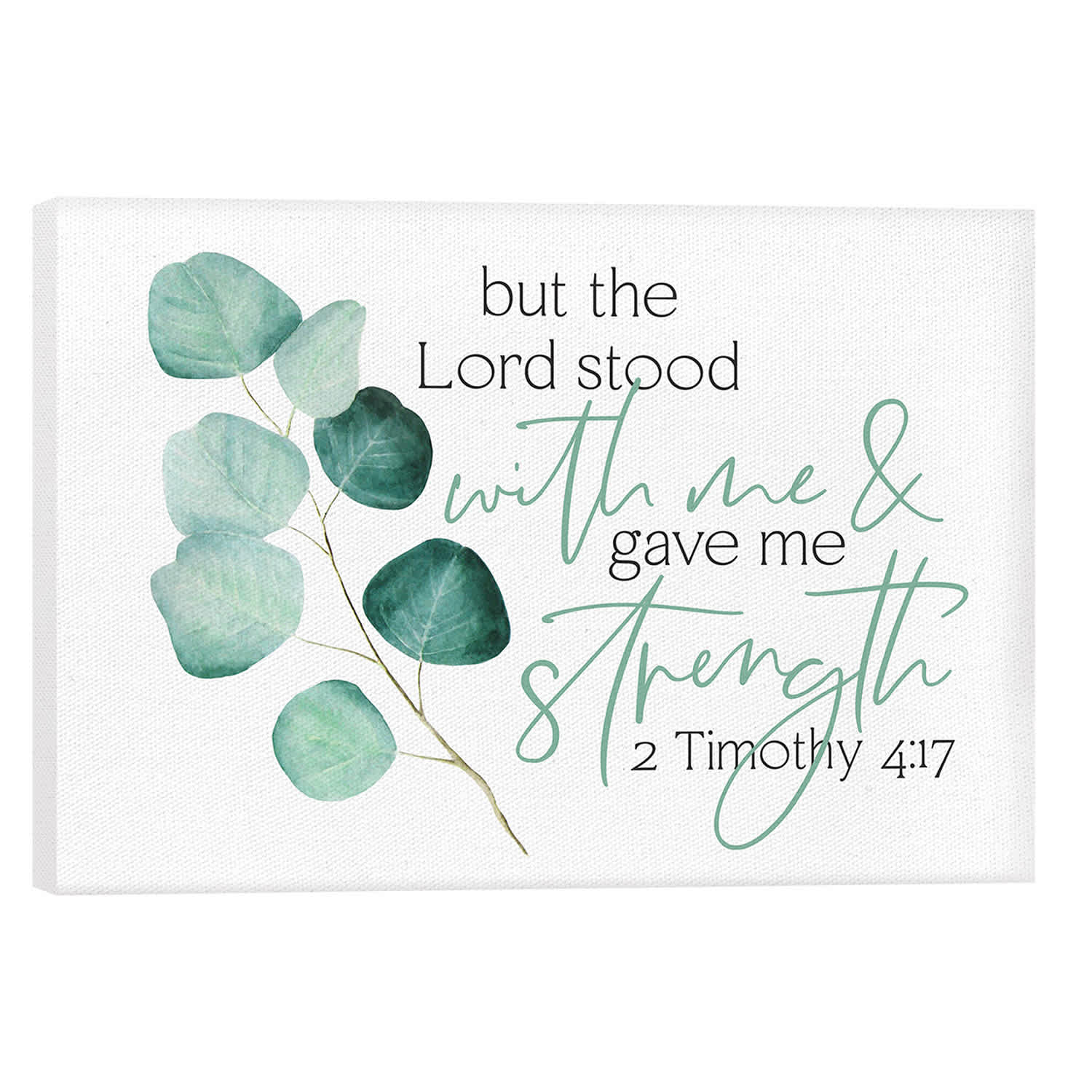 Wall Art: But the Lord Stood With Me (Canvas)