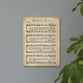 Wall Art: Amazing Grace, Sheet Music (Canvas/MDF Wood)