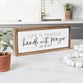 Framed Wall Art: Life Is Fragile Handle With Prayer (MDF Wood/Pine Wood)