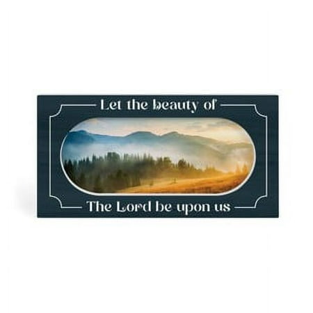 Tabletop Decor, Mdf: Let the Beauty of the Lord Be Upon Us, Psalm 90:17