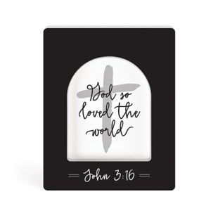 Tabletop Decor, Mdf: For God So Loved the World, John 3:16