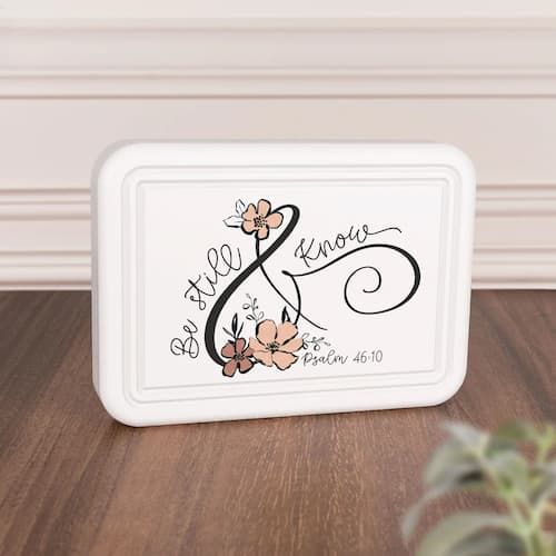 Tabletop Decor, Mdf: Be Still, Psalm 46:10