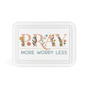 Tabletop Decor, Mdf: Pray More Worry Less