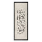Framed Wall Art, Hdf/Pine: It is Well With My Soul