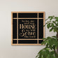 Framed Wall Art, Mdf/Pine: As For Me and My House We Will Serve the Lord