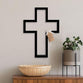 Cross, Mdf/Hdf: Open Cross, Milled Hanger Hole
