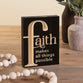 Table Top Decor: Faith Makes All Things Possible (Pine Block)