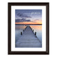 Framed Wall Art: Peace (MDF Wood)