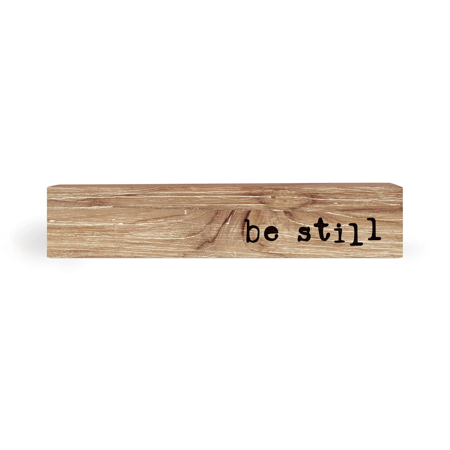 Tabletop Décor: Be Still (Pine)