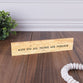 Tabletop Décor: With God All Things Are Possible (Pine)