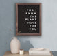 Framed Wall Art: For I Know The Plans I Have For You, Black (Pine/HDF)