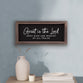 Framed Wall Art: Great Is The Lord Most High And Worthy Of All Praise, Black (Pine/HDF)