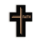 Cross: Faith, Black (MDF)