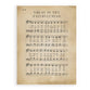 Wall Art: Great Is Thy Faithfulness, Sheet Music 