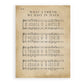 Wall Art: What A Friend We Have In Jesus, Sheet Music 