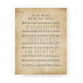Tabletop Décor: It Is Well With My Soul, Sheet Music (MDF)