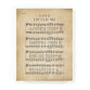 Tabletop Décor: Love Lifted Me, Sheet Music (MDF)