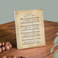 Tabletop Décor: Love Lifted Me, Sheet Music (MDF)
