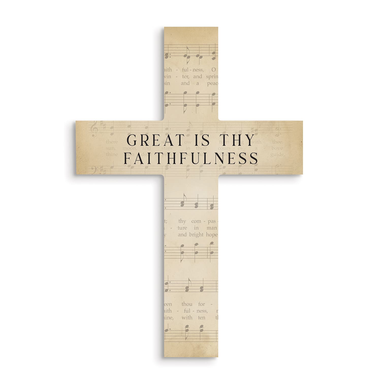Cross: Great Is Thy Faithfulness, Sheet Music (MDF)