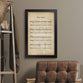 Framed Wall Art: Way Maker, Music Sheet (MDF/HDF)