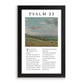 Framed Wall Art: The Lord Is My Shepherd, Psalm 23 (MDF/HDF)