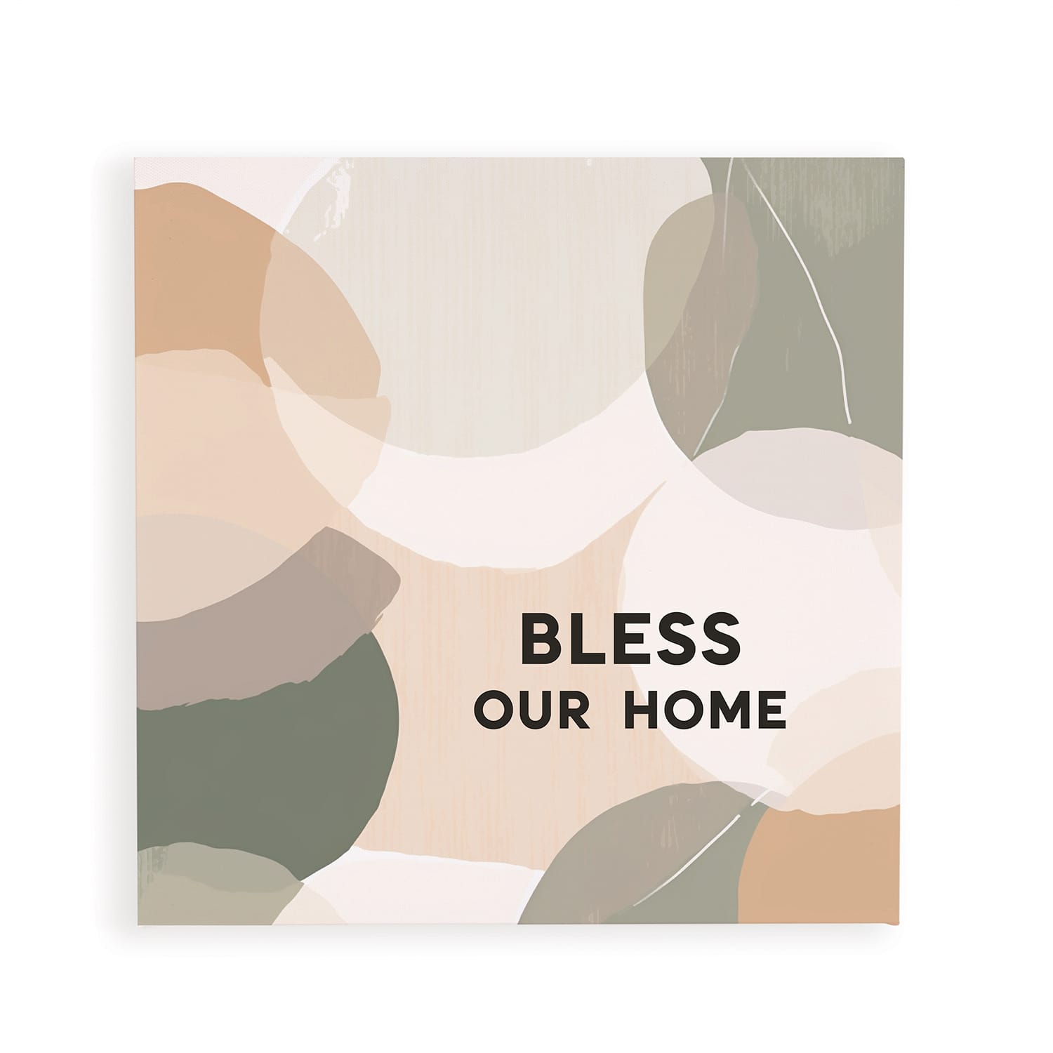 Wall Art: Bless Our Home (Square Canvas/MDF)