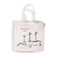 Reusable Tote Bag: Three Crosses, White Canvas