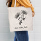 Reusable Tote Bag: Love Never Fails, White Canvas