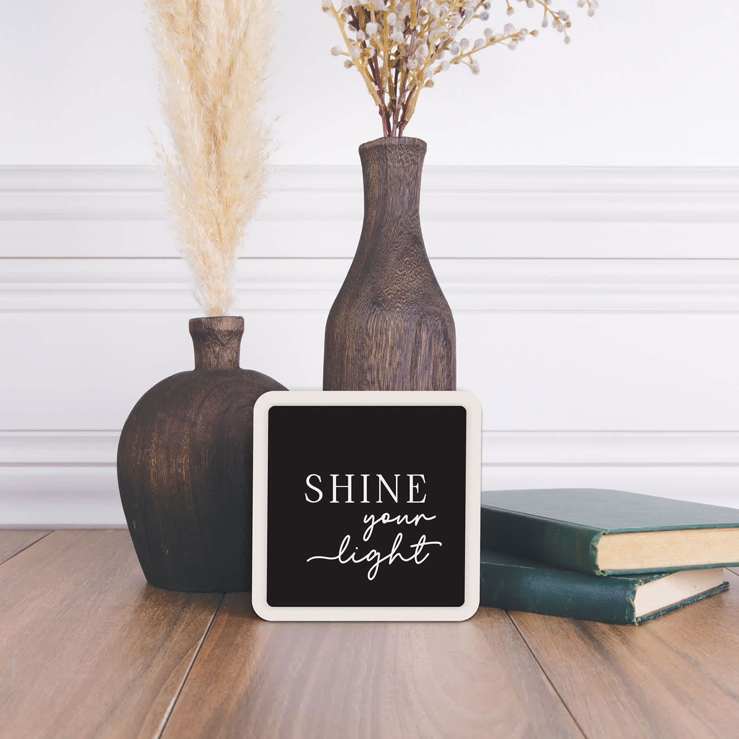 Tabletop Décor: Shine Your Light (MDF/Ceramic)
