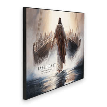 Wall Art (MDF): Take Heart